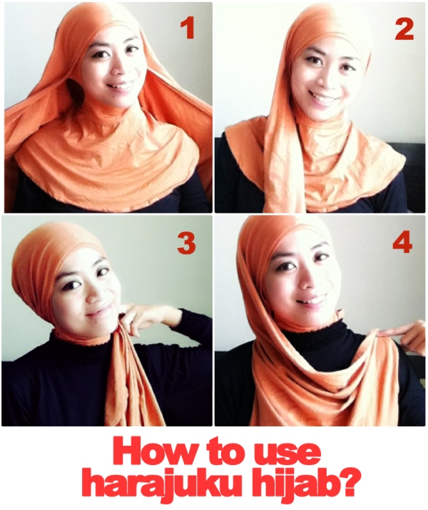 Hellow this called Harajuku Hijab... ^__^ an this is how to use..